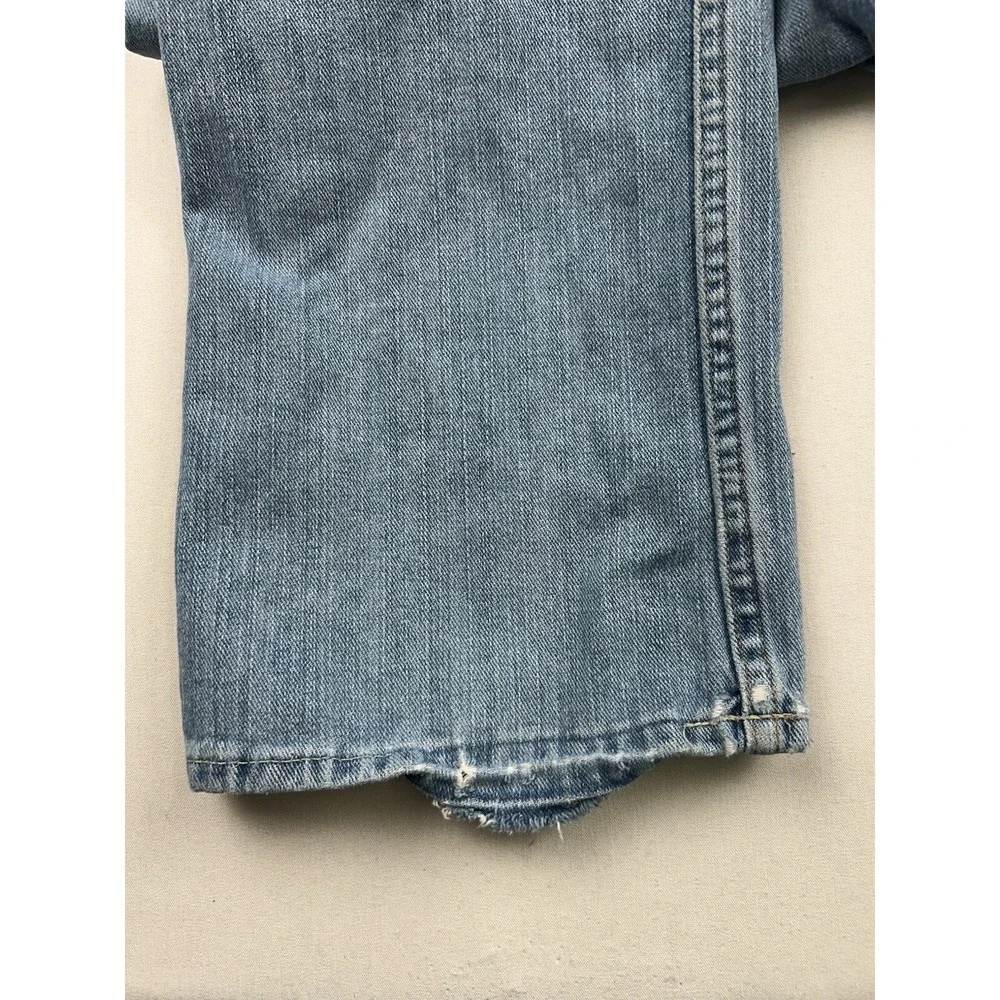 Polo Ralph Lauren Jeans Classic 867 Mens 35x30 Distressed‎ Medium Wash